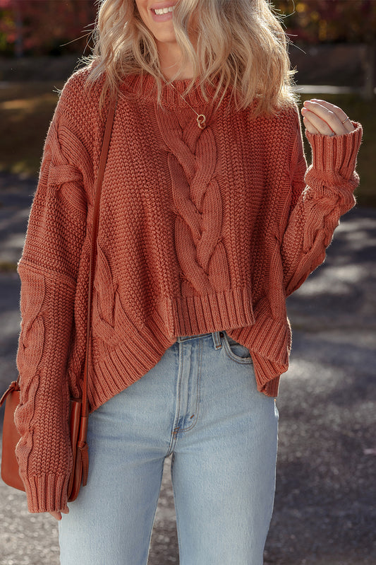 Redwood Burl Chunky Knit Sweater