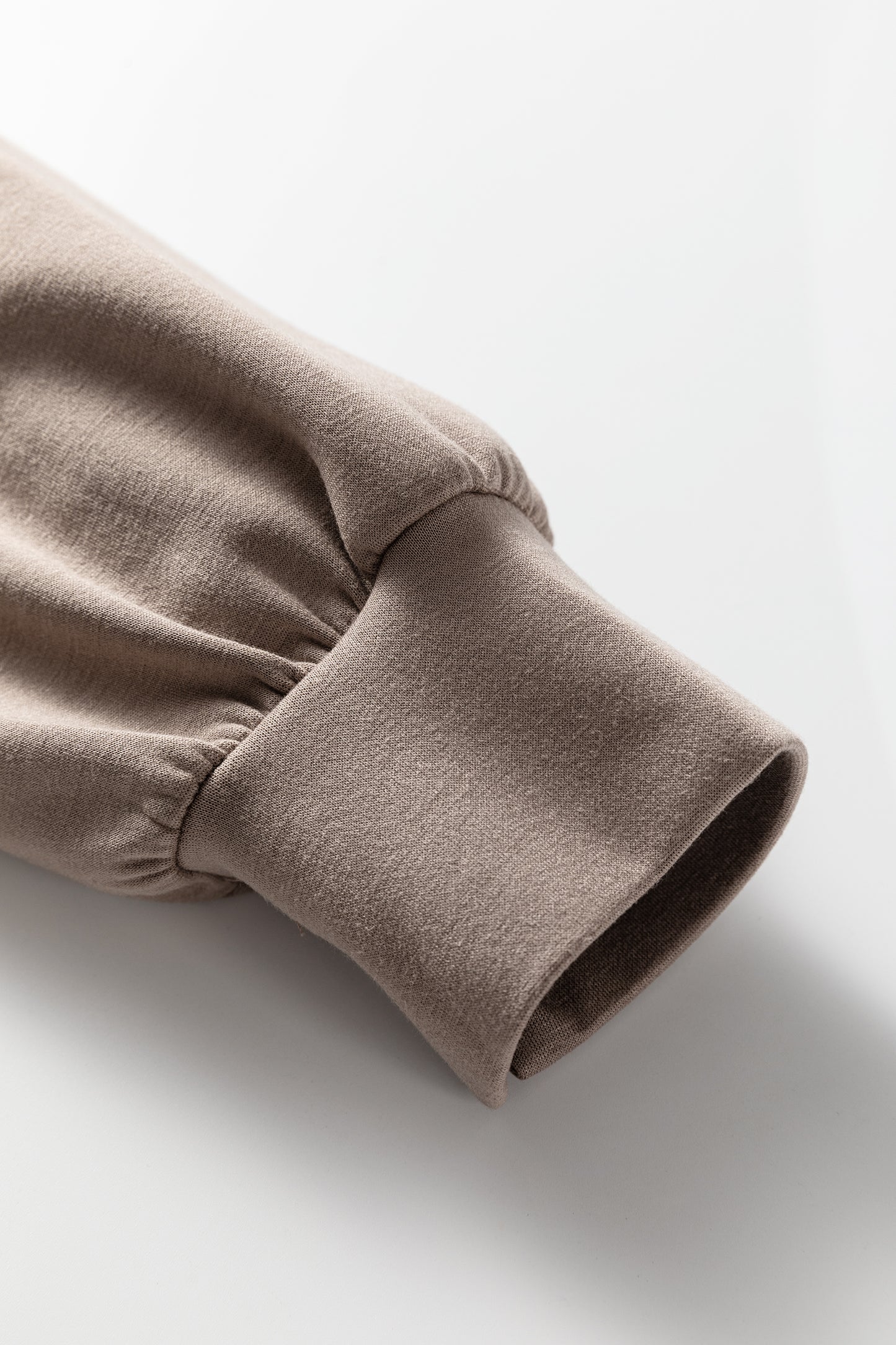 Goat Zip Collar Long Sleeve Top Drawstring Pants Set