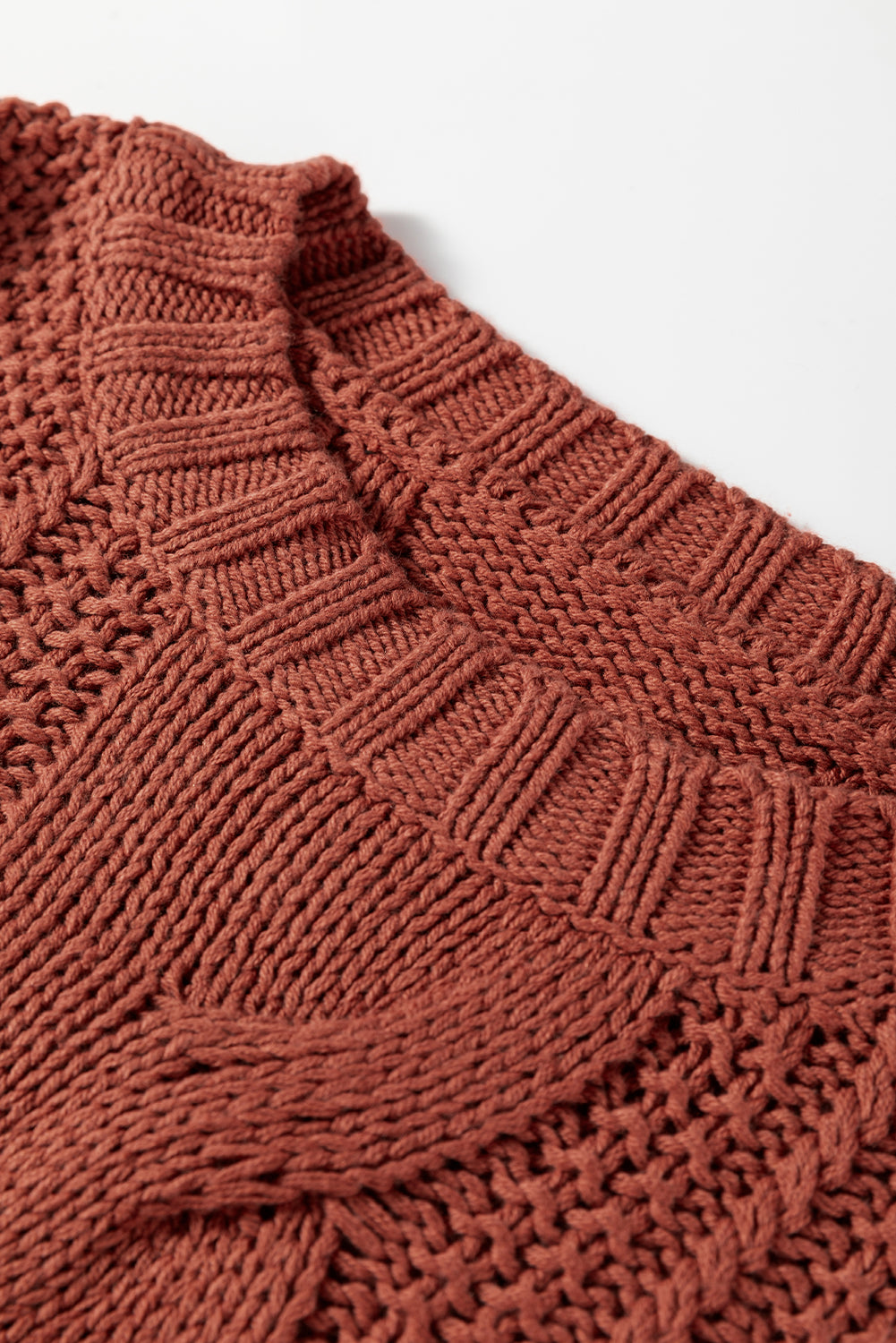 Redwood Burl Chunky Knit Sweater