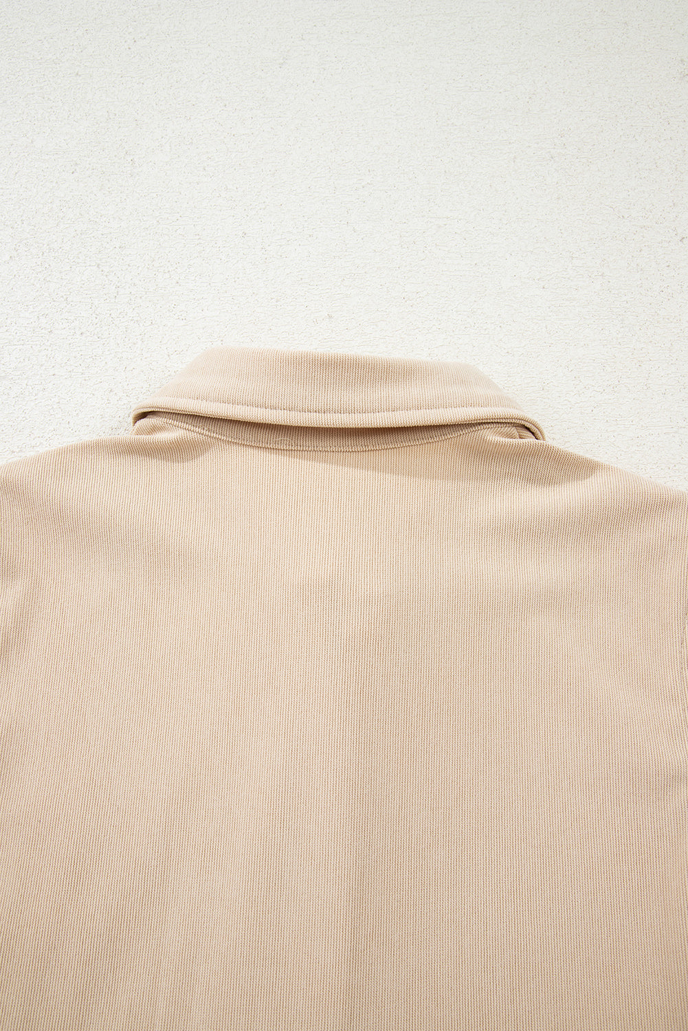 Oatmeal Corduroy Button Detail Dress