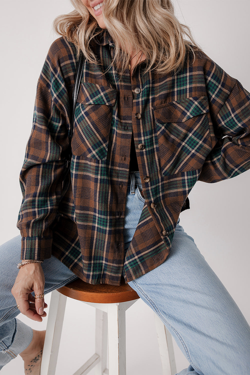 Ember Green Plaid Flannel