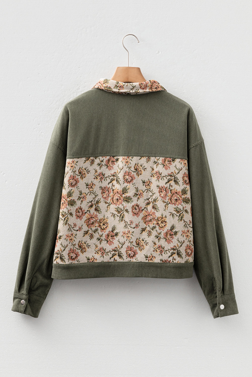 Brenlee Corduroy Floral Jacket