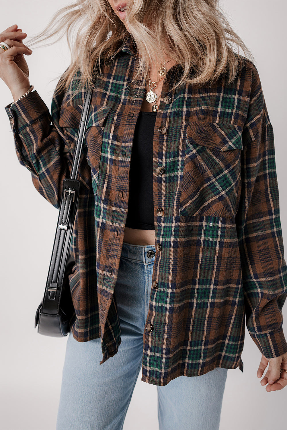 Ember Green Plaid Flannel