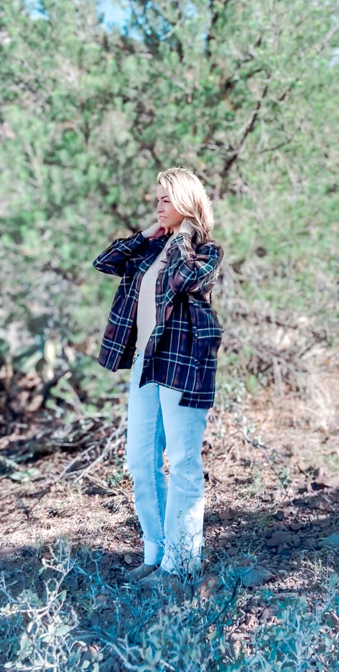 Ember Green Plaid Flannel