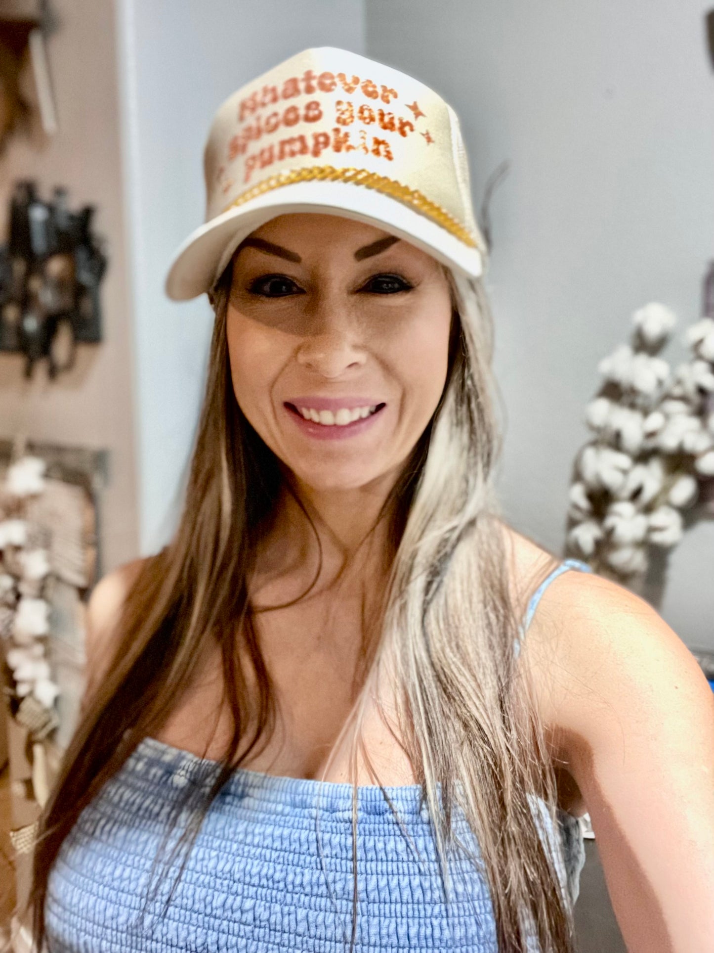 Whatever Spices Your Pumpkin Trucker Hat