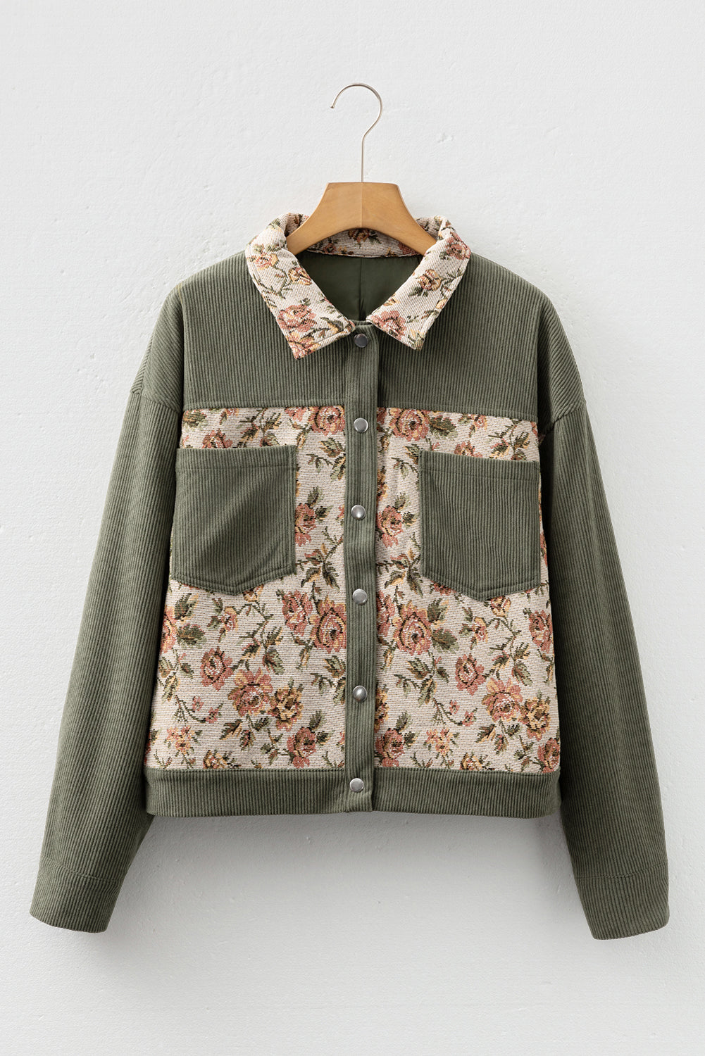 Brenlee Corduroy Floral Jacket