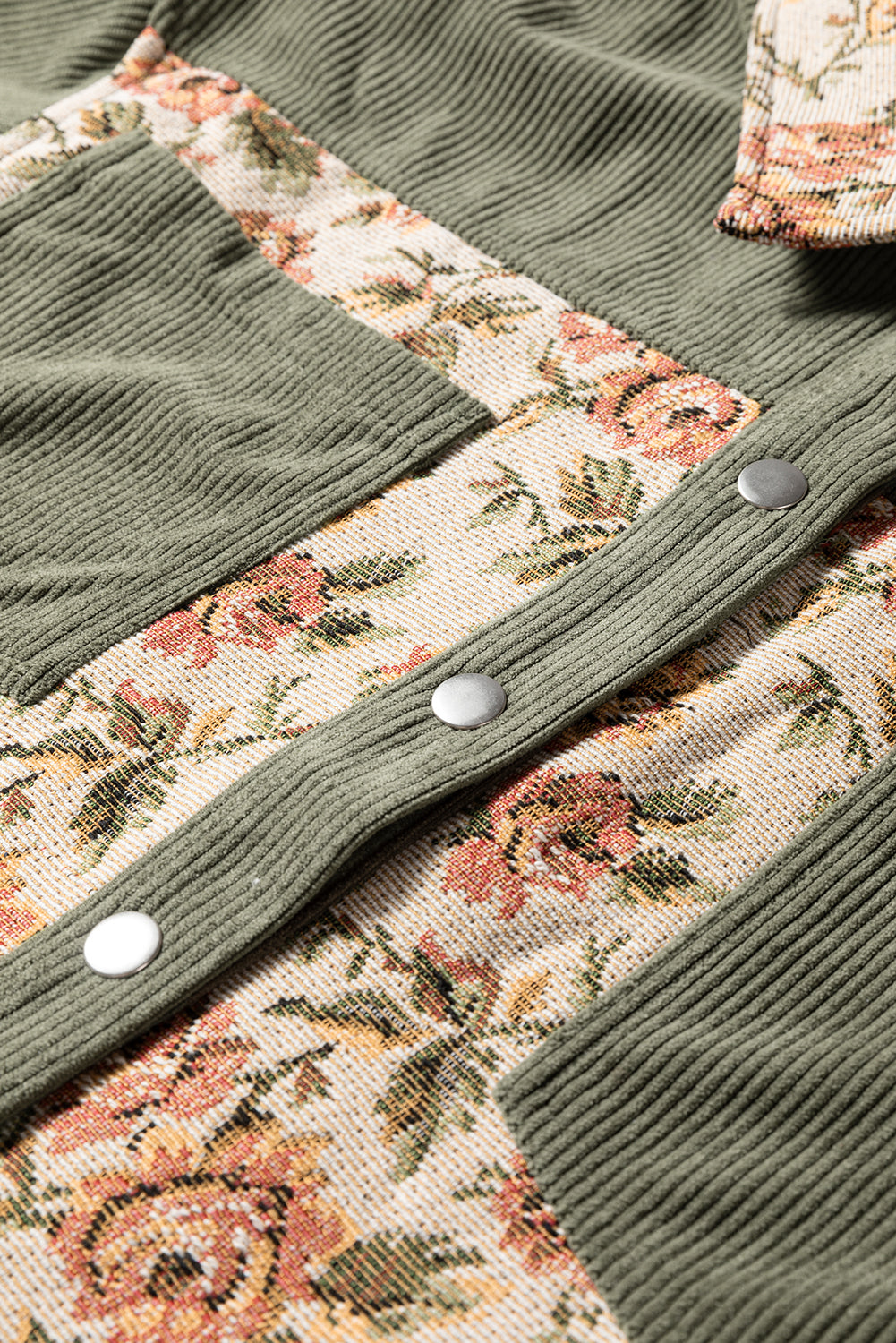 Brenlee Corduroy Floral Jacket